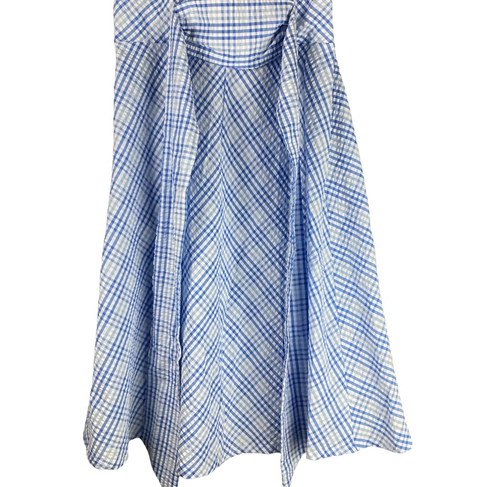 Anne Klein Seersucker Midi Dress Women's Size 6 - Picture 9 of 13